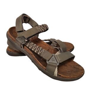 Merrell J97484 Around Town Sunvue Boulder Rocher Ankle Strap Sandals Sz 9